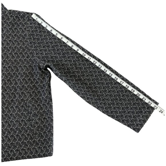 EILEEN FISHER Cotton Blend Jacquard Zip-Up Flight Jacket Petite Large LP $278‎ - Picture 12 of 15